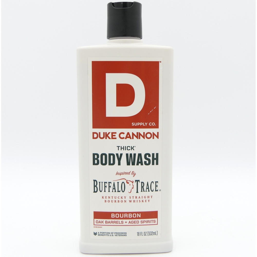 Duke Cannon Supply Co Thick Body Wash Buffalo Trace Bourbon Scent 18 oz For Men